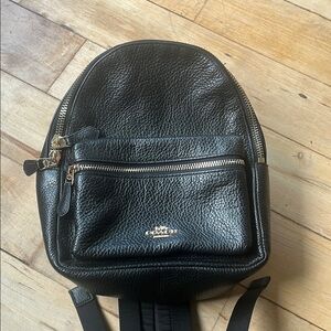 Coach Leather Backpack Purse